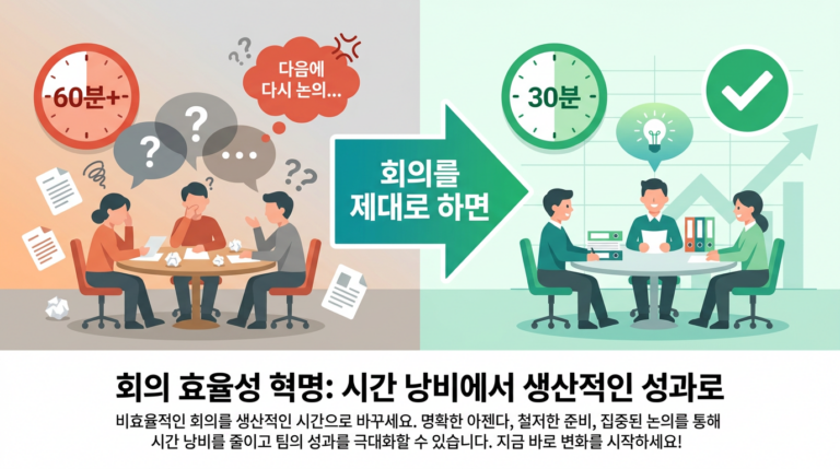 효율적인 회의